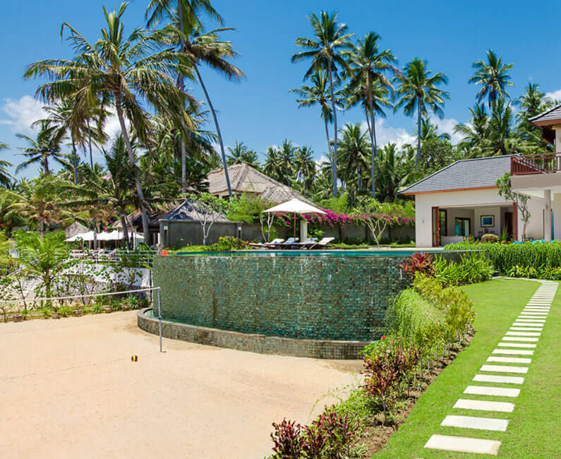 Villa Tirta Nila - View from oceanside
